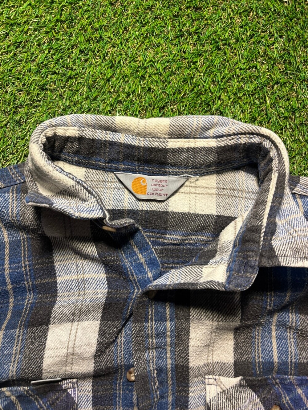 2000s Carhartt  plaid flannel shirt